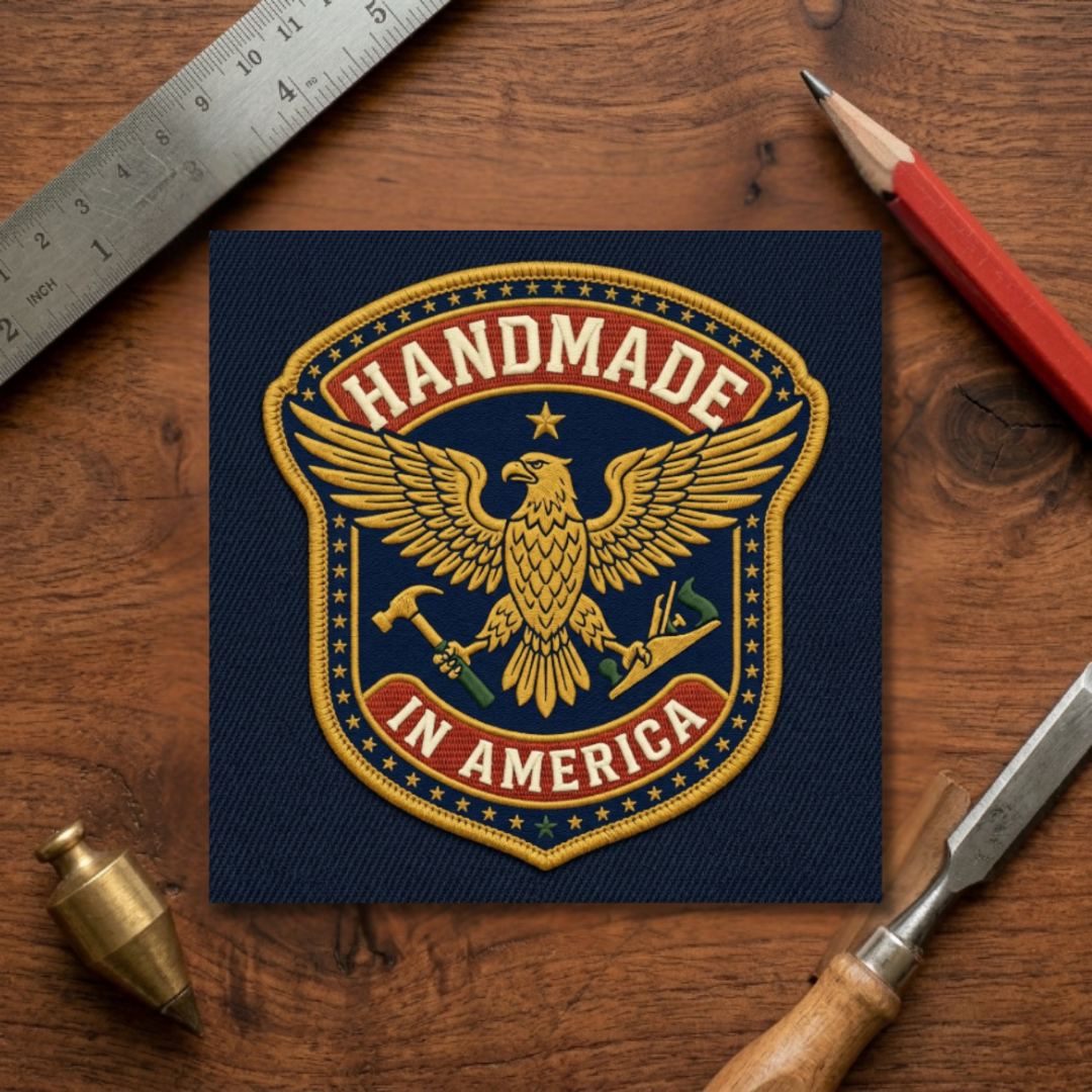 Handmade in America Sticker