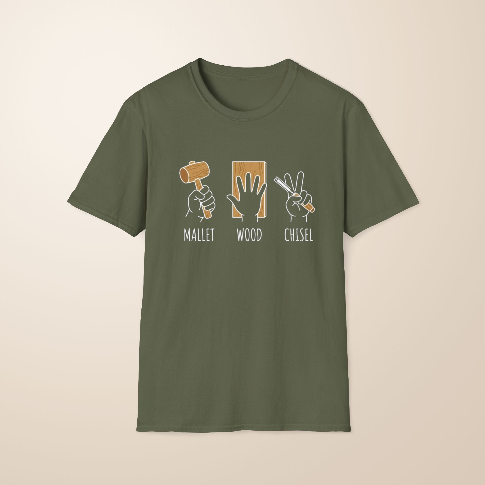 Mallet Wood Chisel T-Shirt