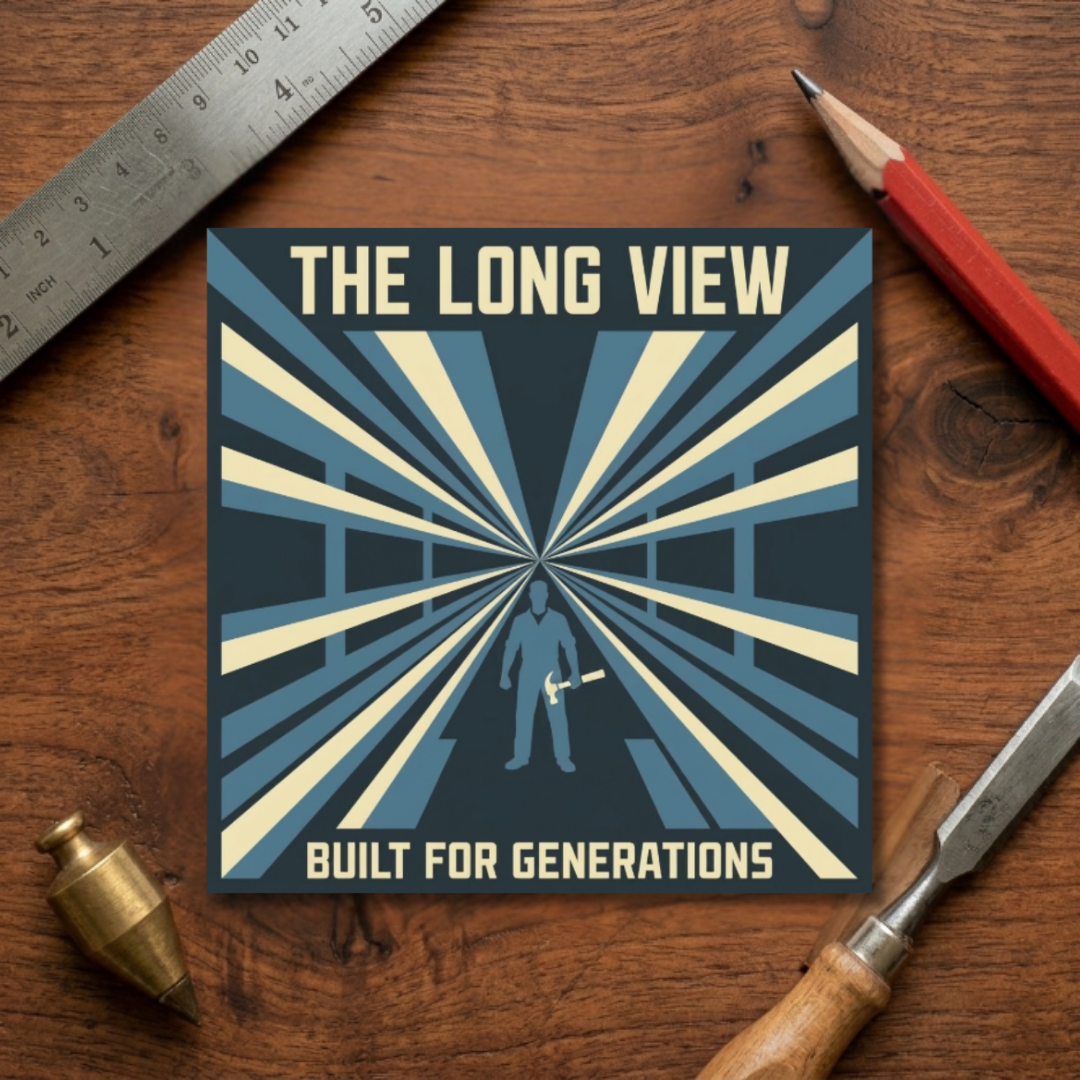 The Long View Sticker