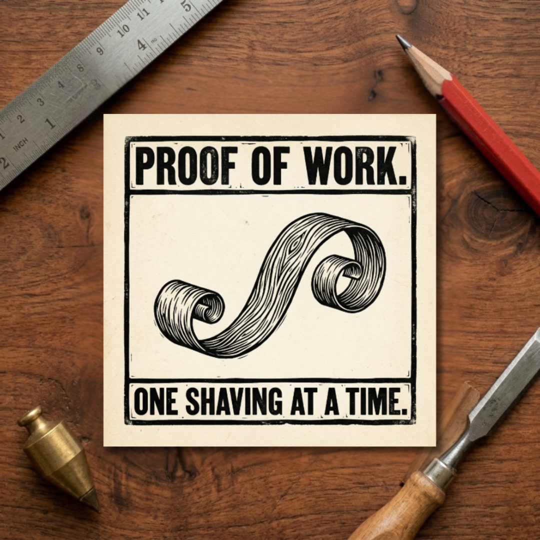 Proof of Work Sticker