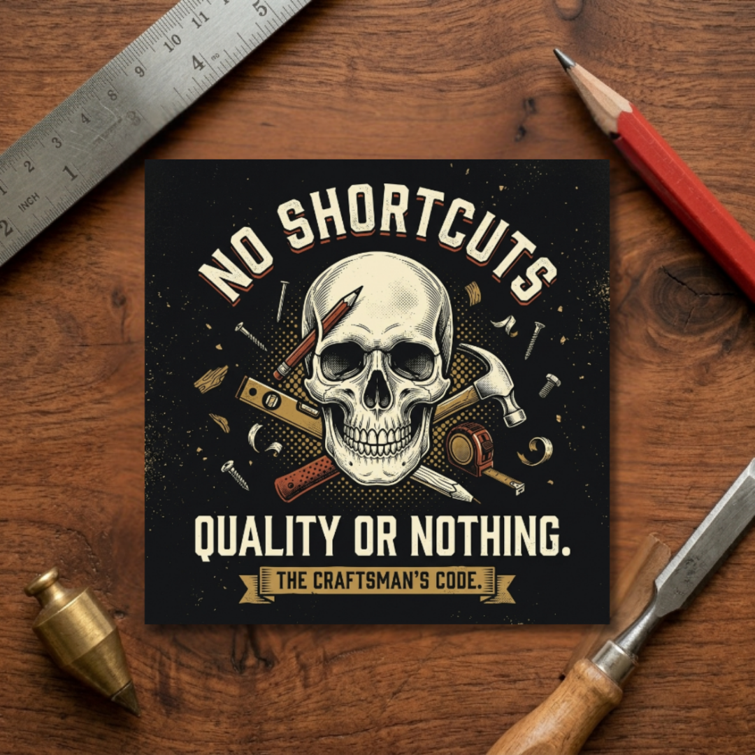 Quality or Nothing Sticker