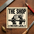 The Shop Never Lies Sticker