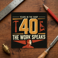 The Work Speaks Sticker