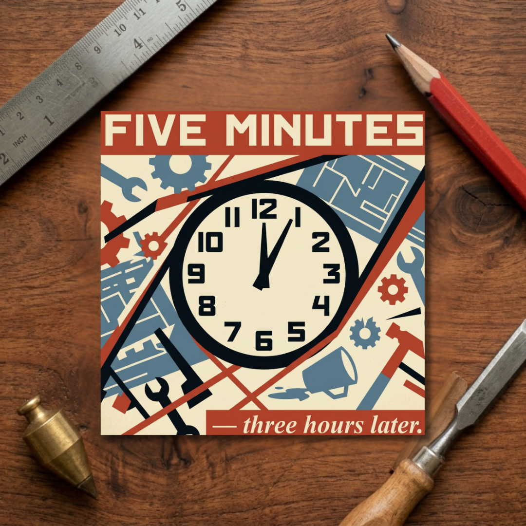 Five Minutes Sticker