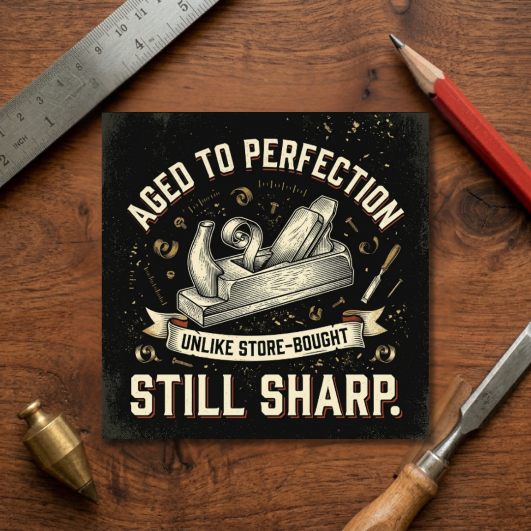 Aged to Perfection Sticker
