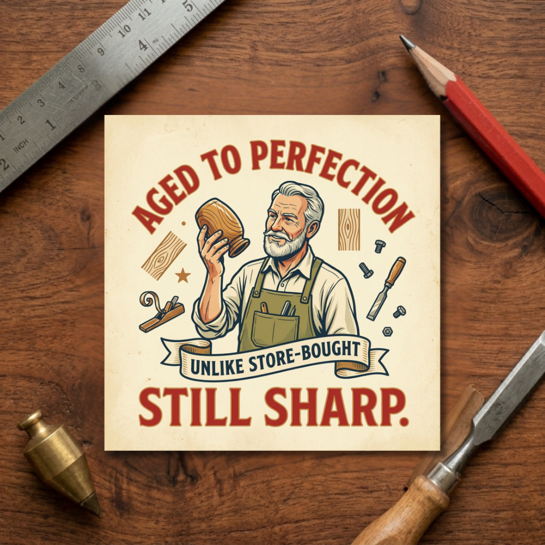 Aged to Perfection Sticker