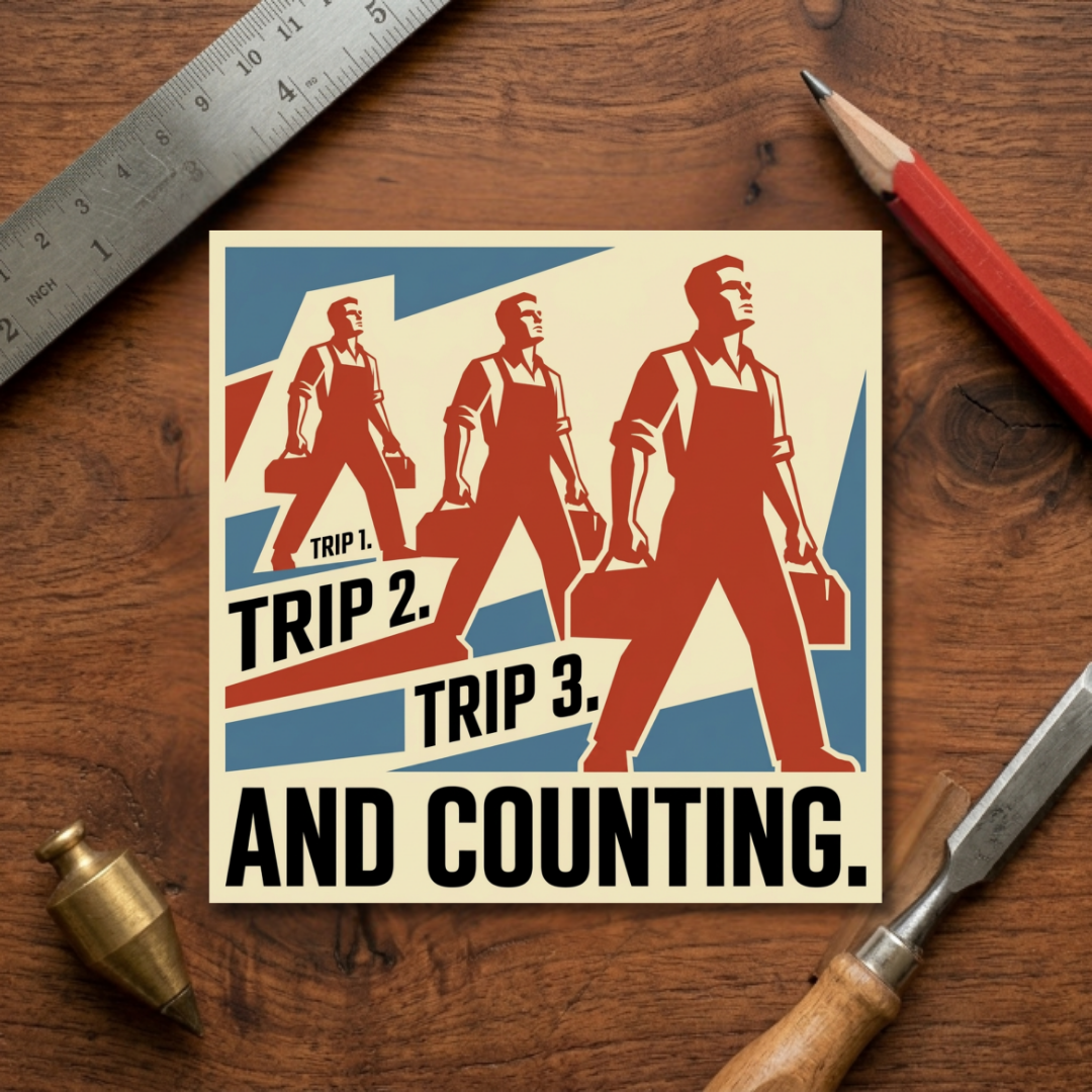 Trip And Counting Sticker
