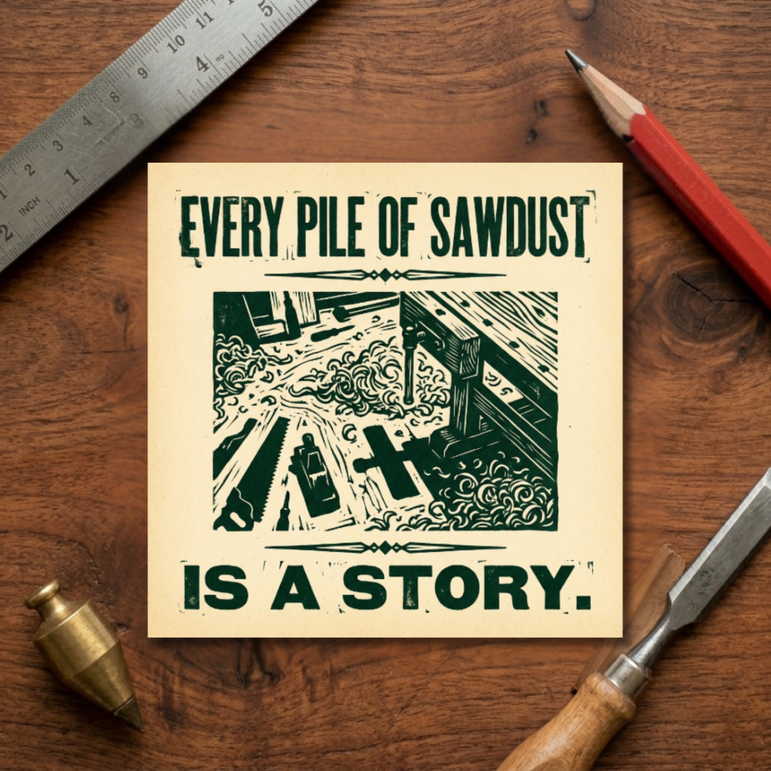 Sawdust is a Story Sticker