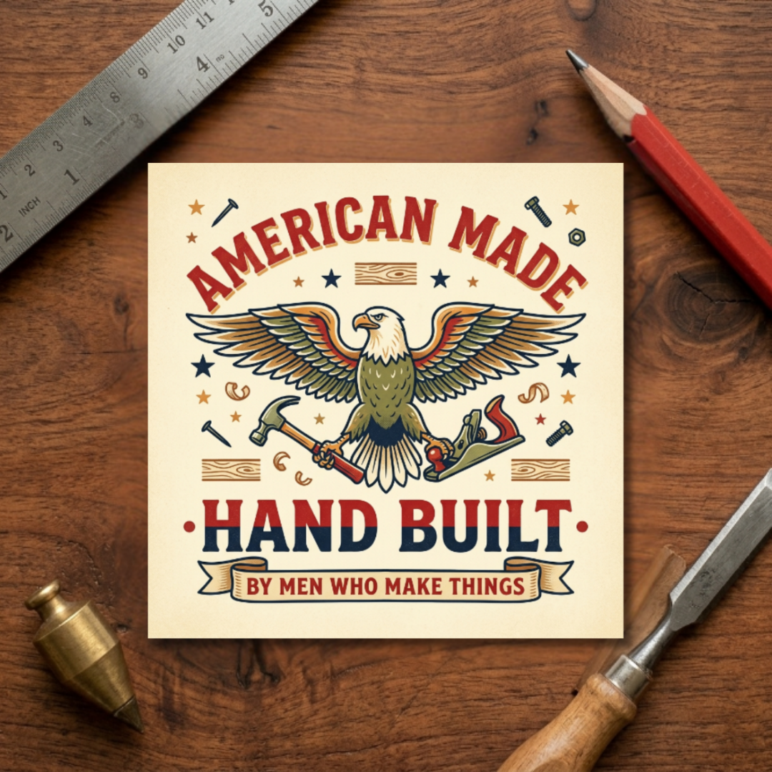 American Made Sticker