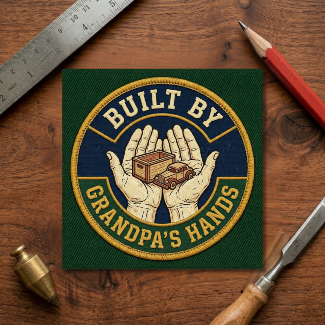 Grandpa's Hands Sticker
