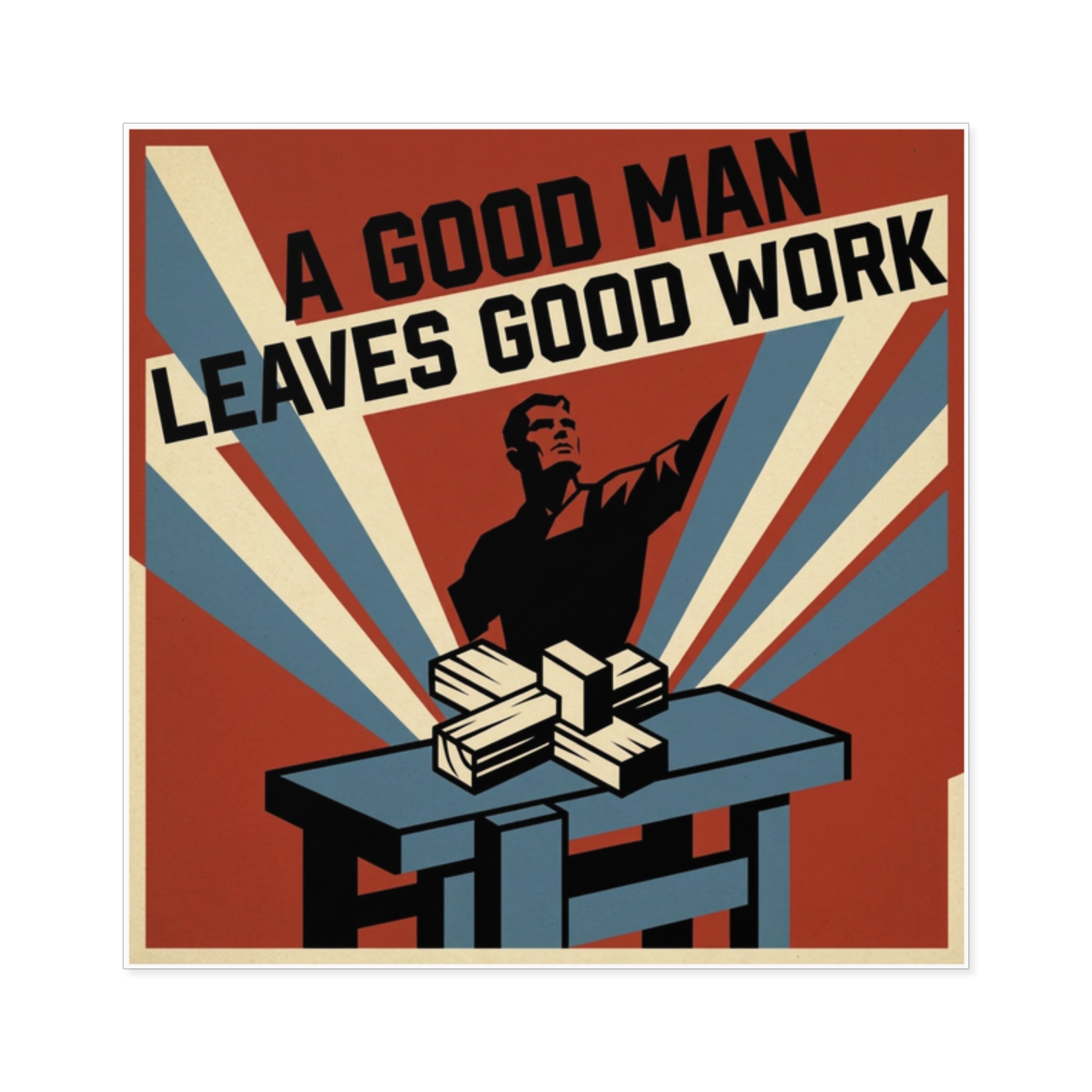 A Good Man Sticker