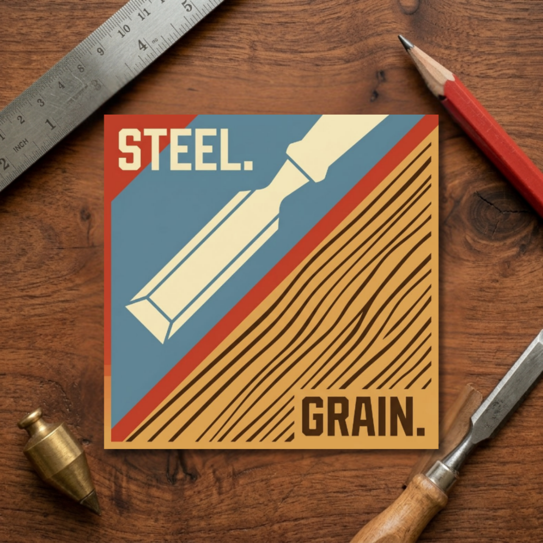 Steel Grain Sticker