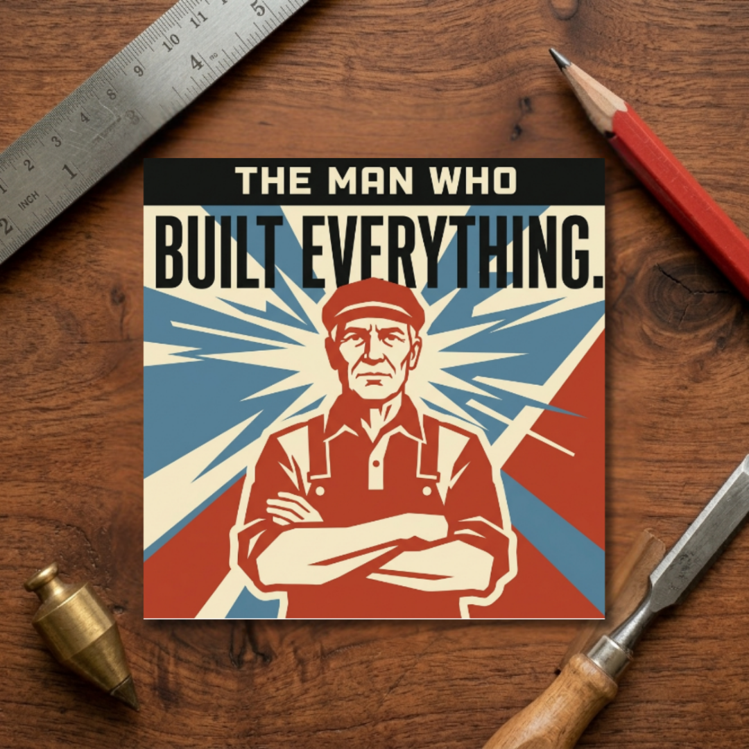Built Everything Sticker