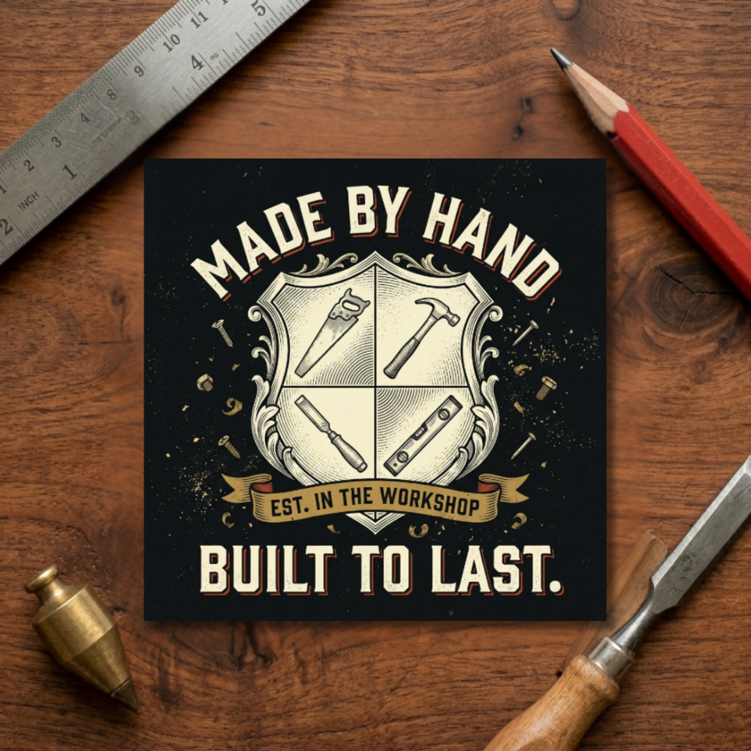 Made by Hand Sticker