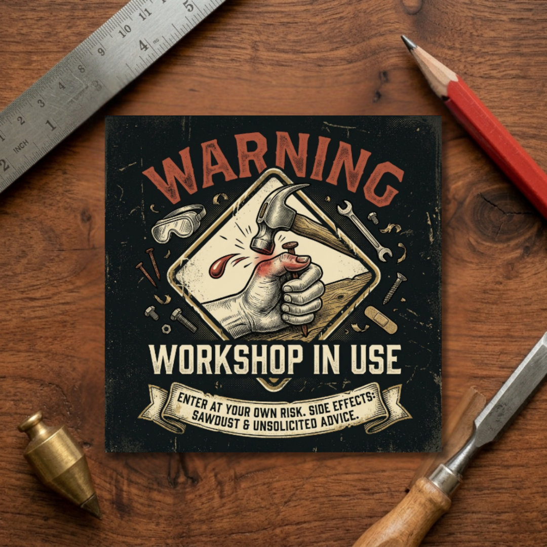 Workshop in Use Sticker