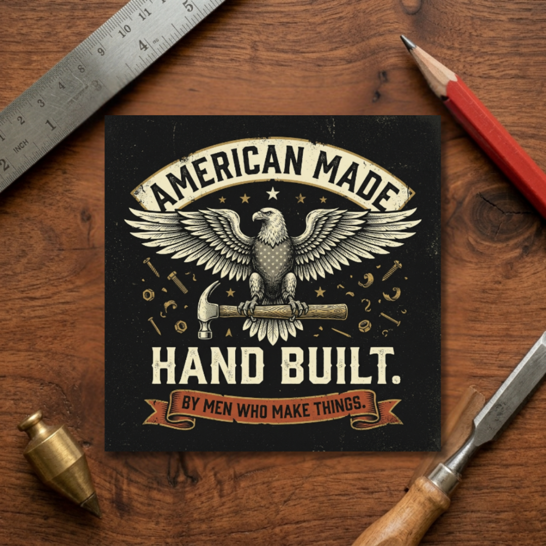 Hand Built Sticker