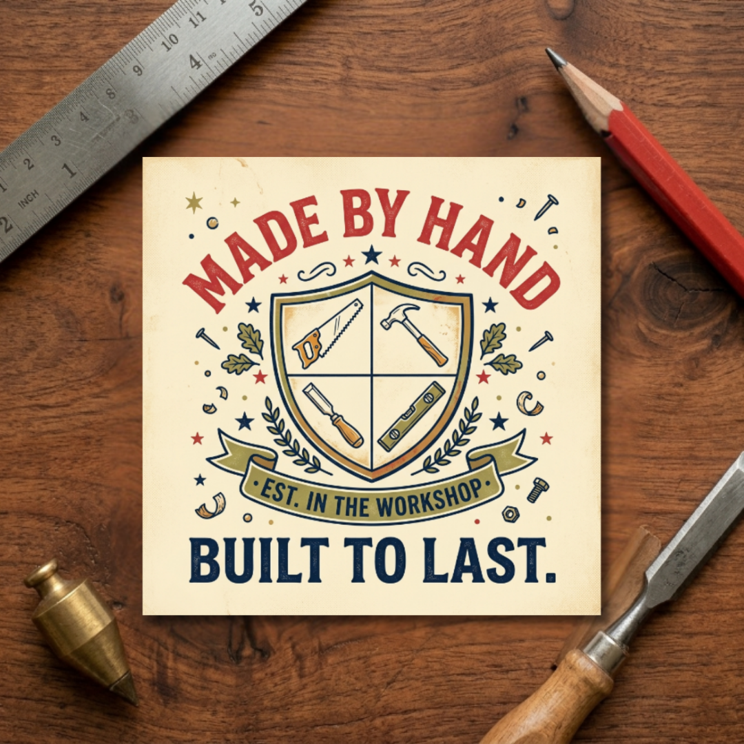 Made by Hand Sticker