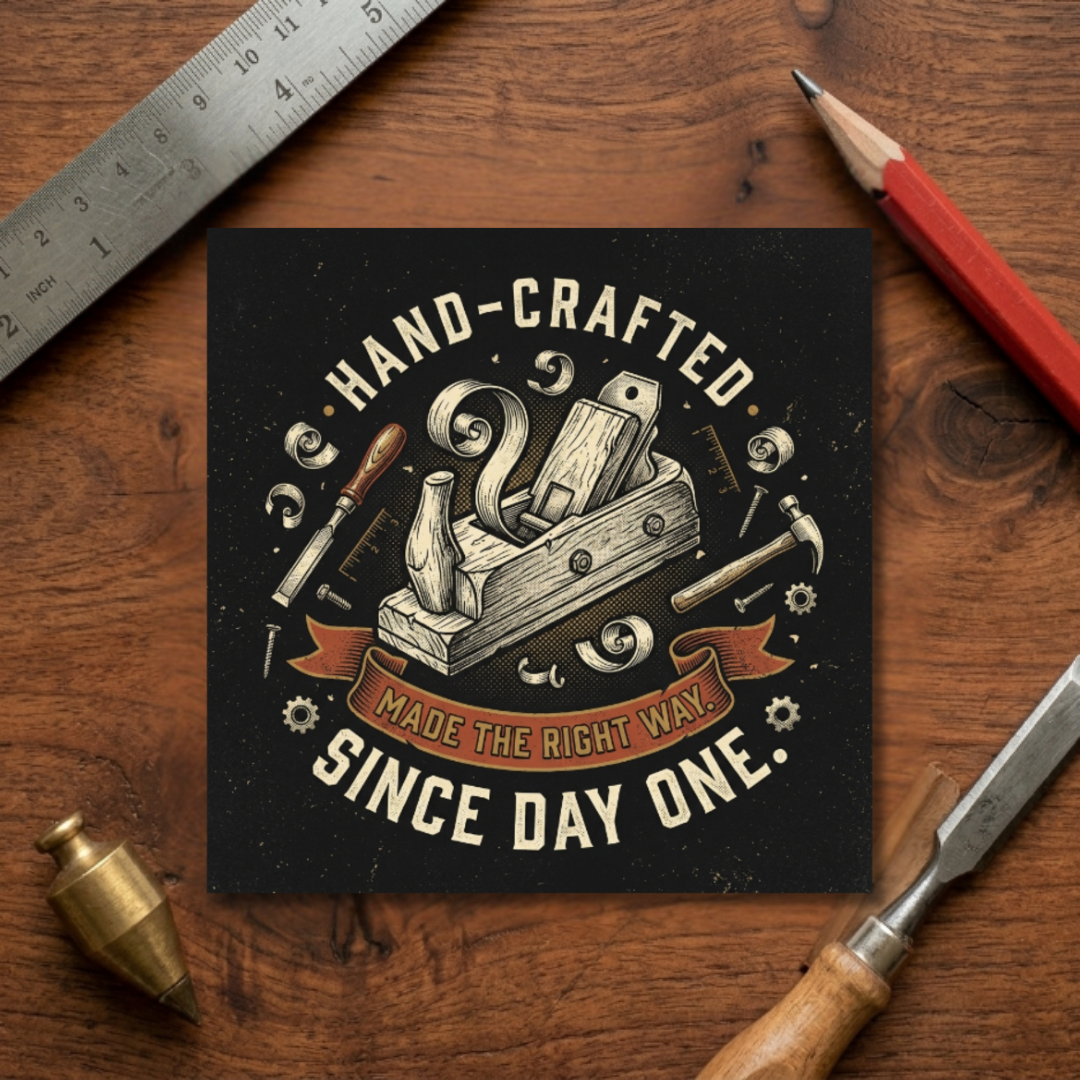 Hand Crafted Sticker